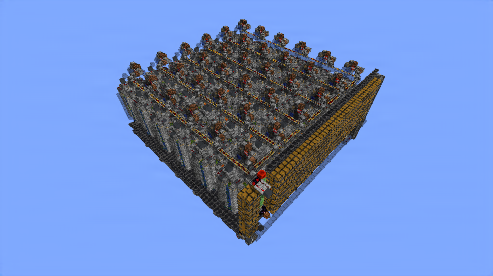 36 module cobble farm 18M/H DONUT SMP